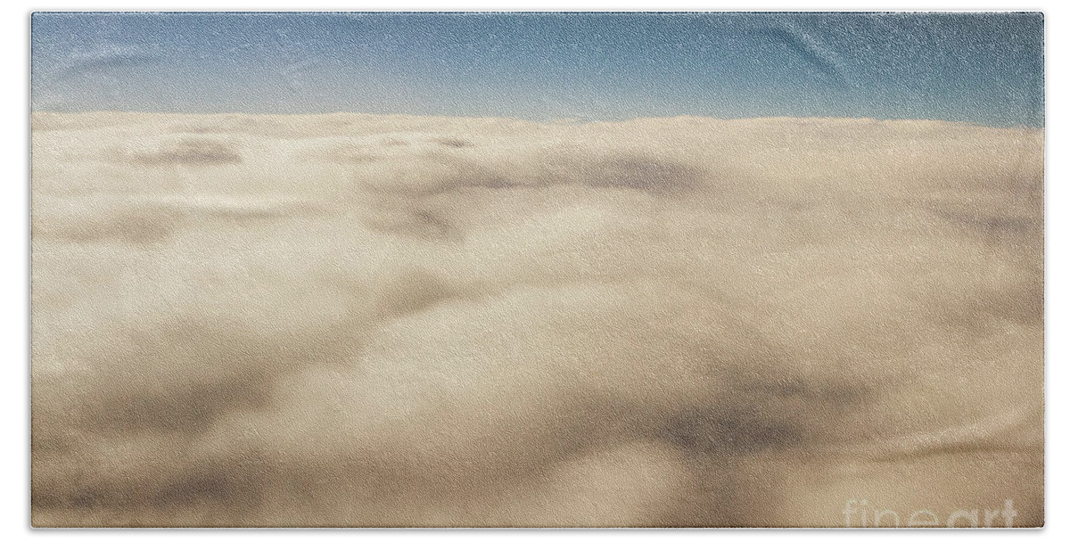 Cloud Beach Towel featuring the photograph Wispy heavens by Jorgo Photography