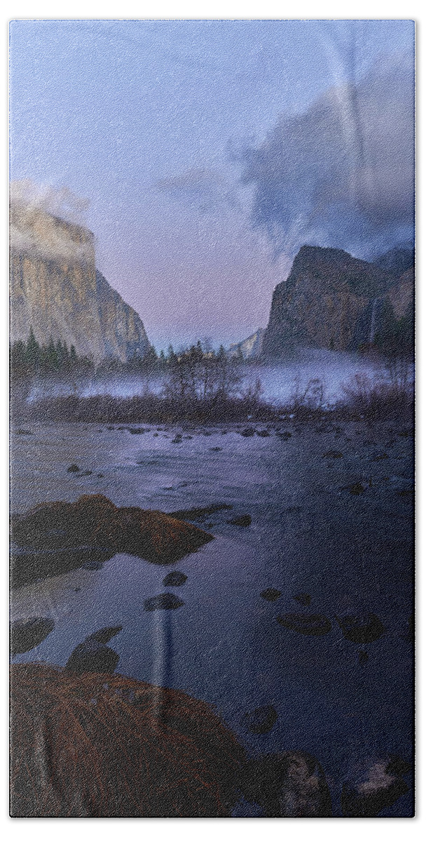 Yosemite Beach Towel featuring the photograph Yosemite Valley Floor by Jon Glaser