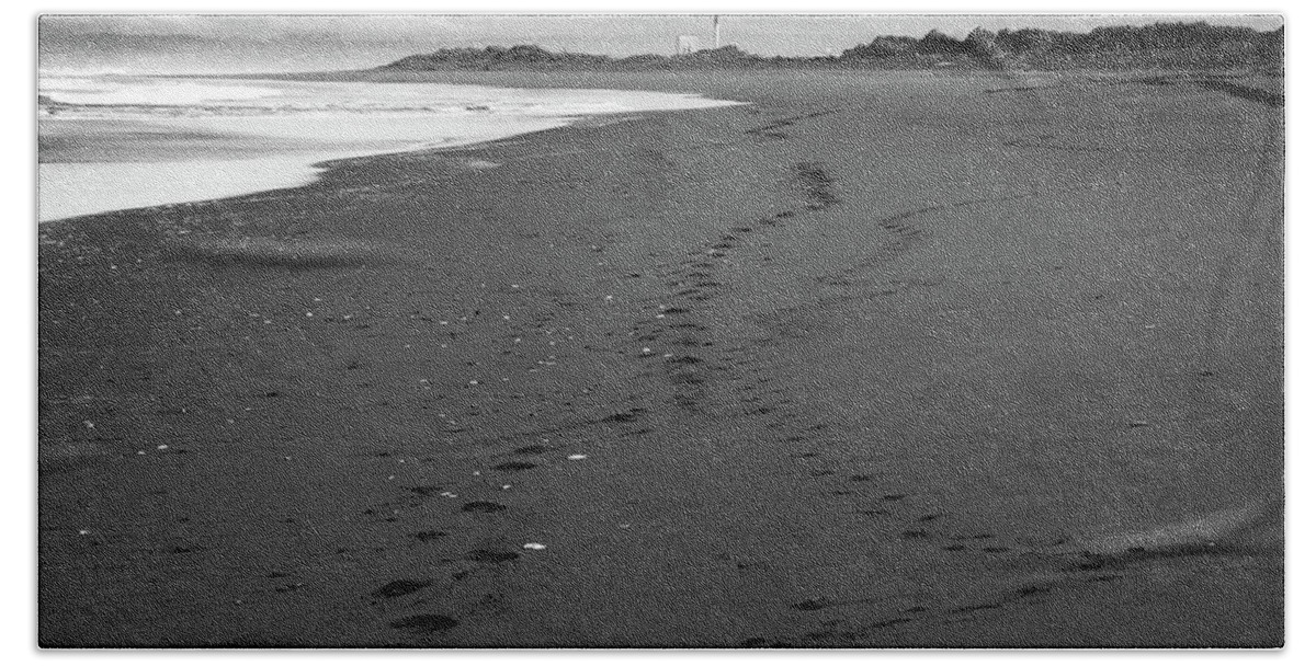  Beach Towel featuring the photograph Footprints #1 by Dr Janine Williams