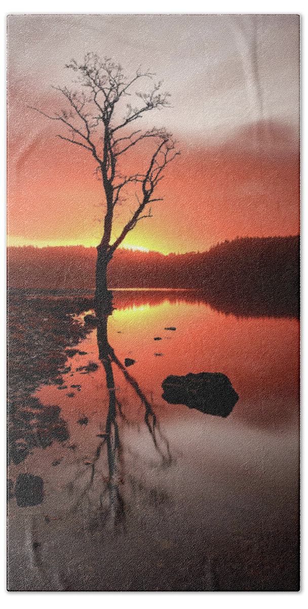 Loch Ard Beach Towel featuring the photograph Loch Ard Sunrise #2 by Grant Glendinning