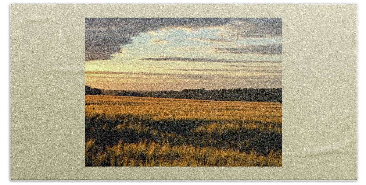 Northampton Beach Towel featuring the photograph Northamptonshire Countryside #1 by Gordon James