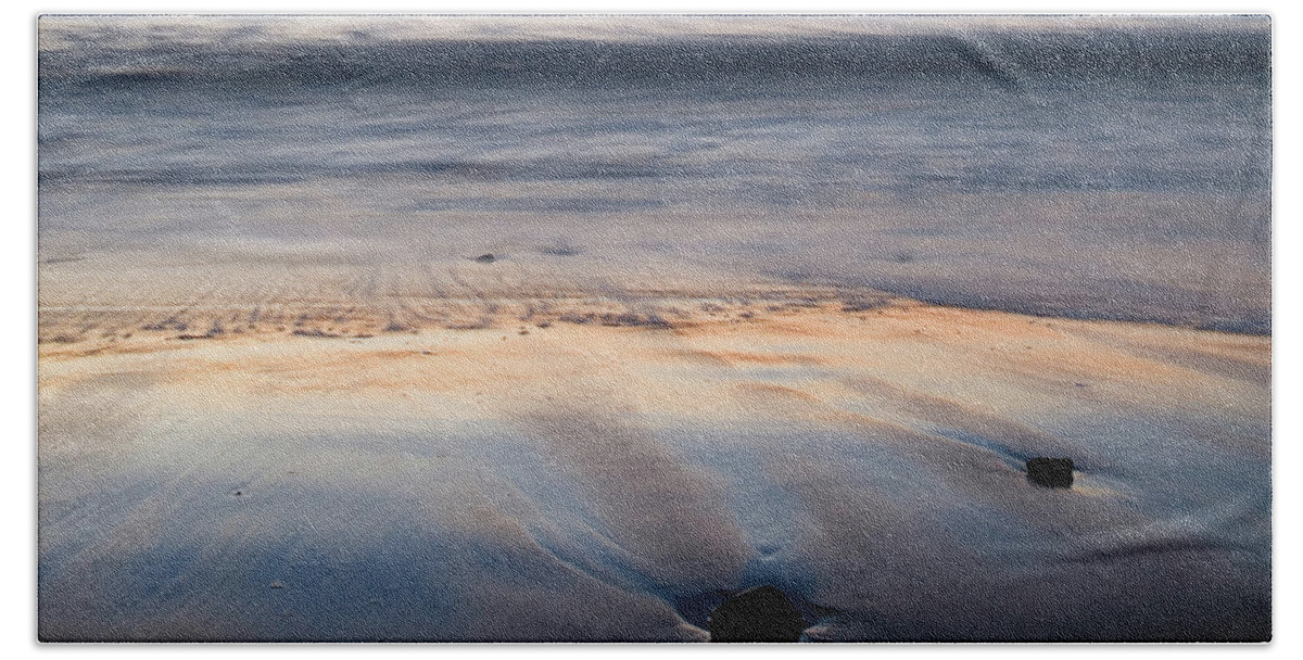 Travel Beach Towel featuring the photograph Ballynaclash beach at dawn, Blackwater, County Wexford, Ireland. #13 by Ian Middleton