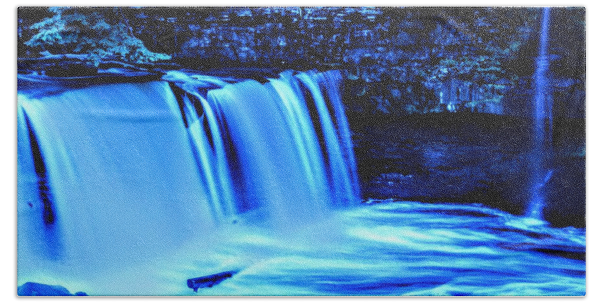  Beach Towel featuring the photograph Great Falls by Brad Nellis