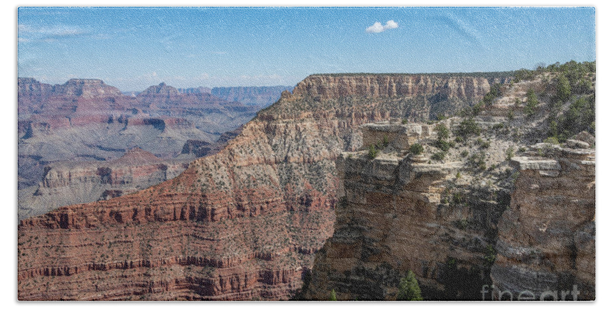 The Grand Canyon Beach Towel featuring the digital art The Grand Canyon by Tammy Keyes