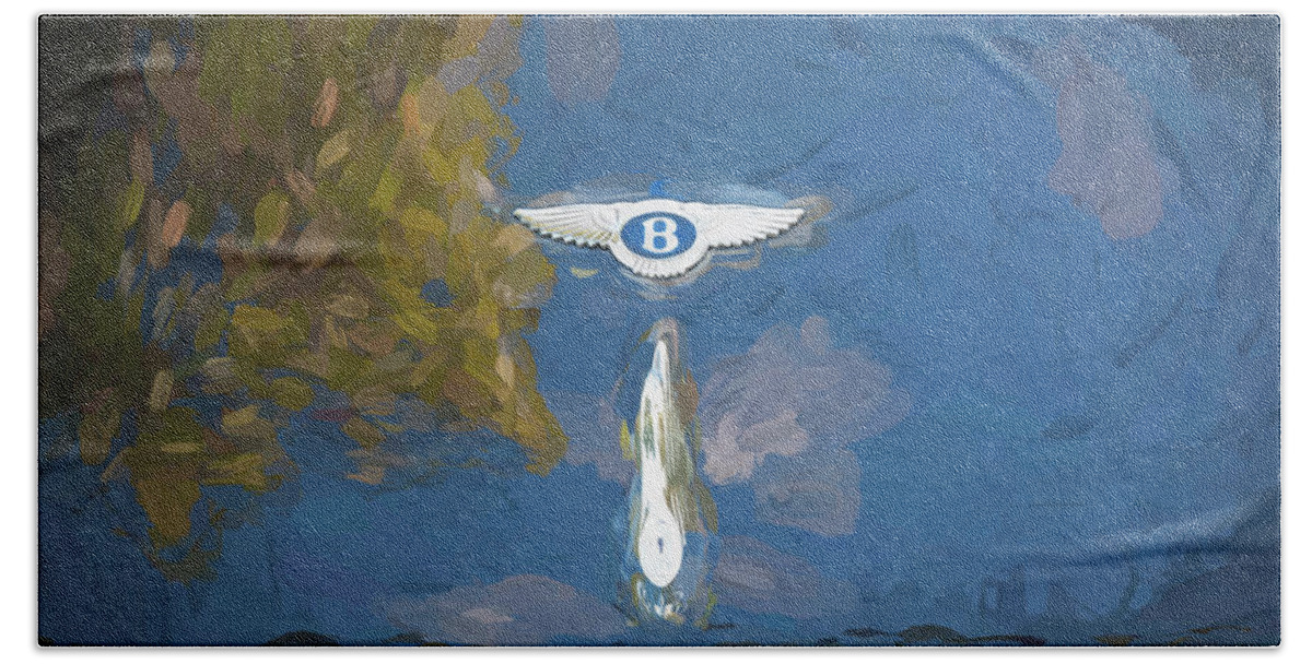  Beach Towel featuring the photograph 1953 Bentley R-Type Continental Fastback Sports Saloon X117 by Rich Franco