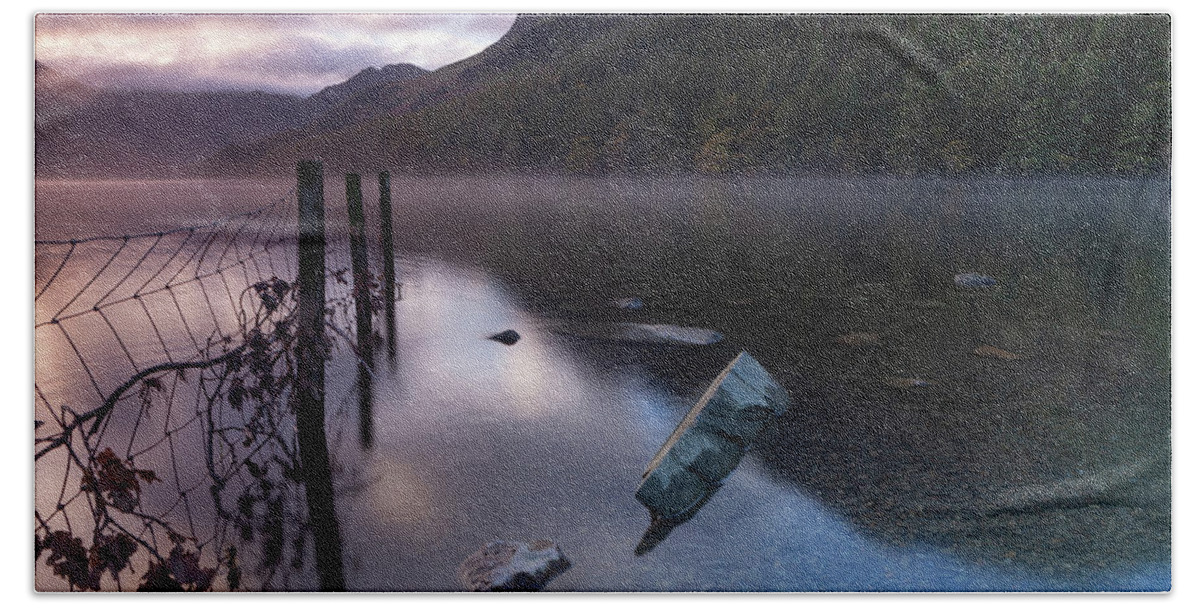 2023 Beach Sheet featuring the photograph Autumn Mist Buttermere #2 by Nick Atkin
