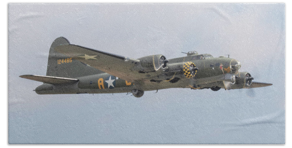 B17 Flying Fortress Beach Towel featuring the photograph B-17 Flying Fortress Sally B #2 by Airpower Art