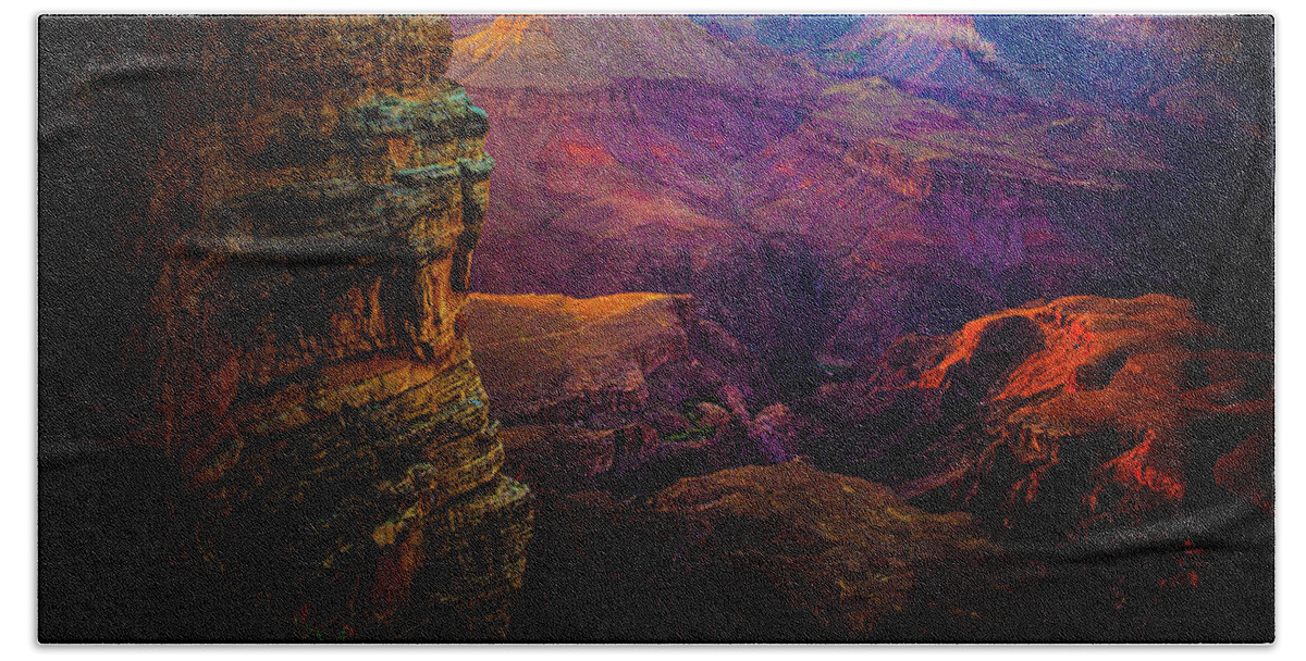 Grand Canyon Beach Towel featuring the photograph Grand Canyon #3 by James Bethanis