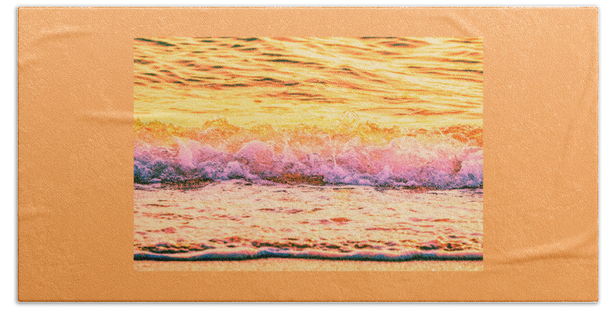 Delray Beach Florida Atlantic Ocean Waves Beach Towel featuring the photograph Delray Beach Florida Waves 4185 by Amyn Nasser