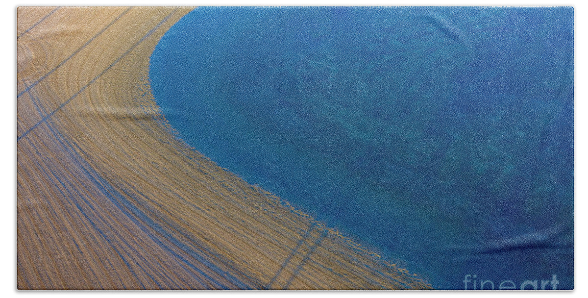 Lagoon Beach Towel featuring the photograph A Blue Lagoon Sunrise by Debra Banks