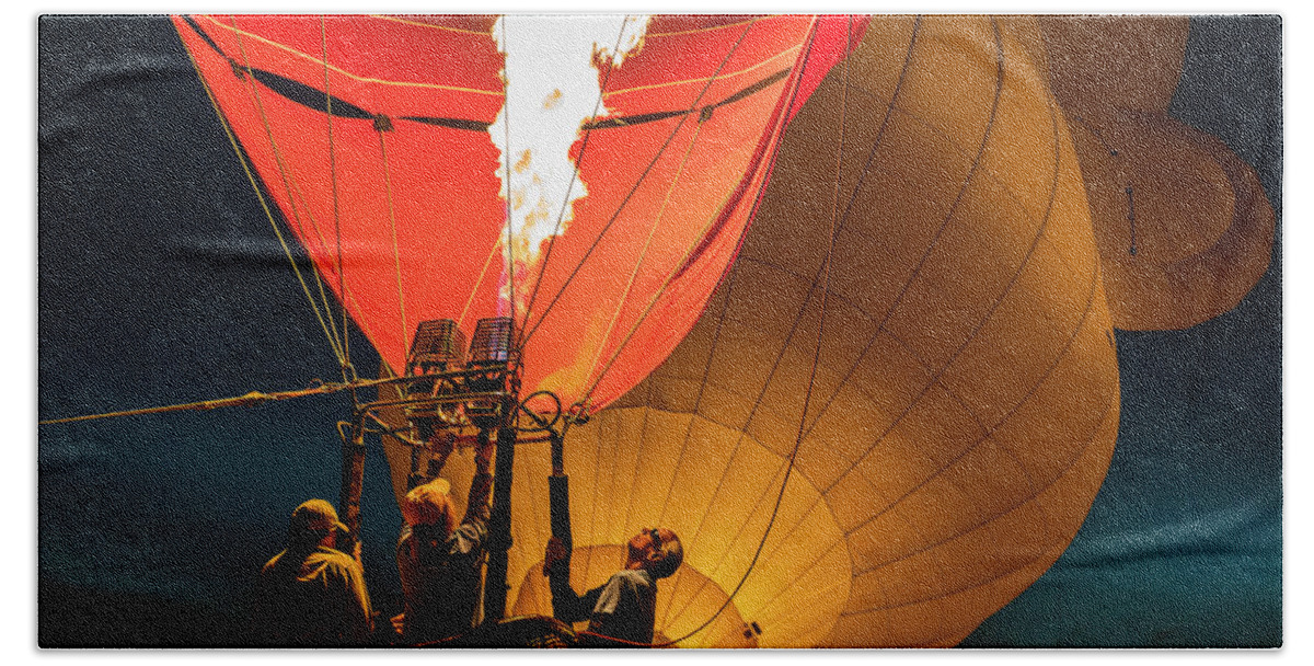 Balloon Beach Towel featuring the digital art Afterglow by Todd Tucker