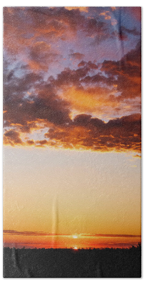 Blue Hour Beach Sheet featuring the photograph An Oklahoma Sunsrise by Rick Furmanek