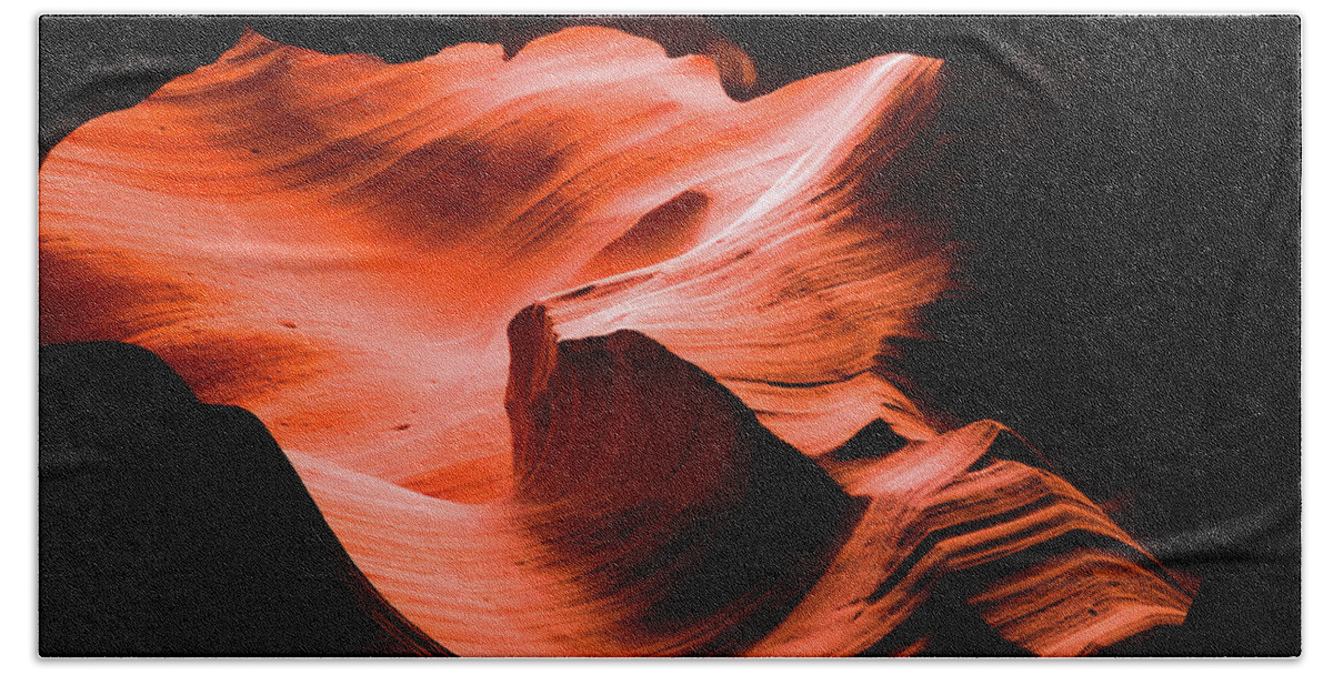 Antelope Canyon Beach Towel featuring the photograph Antelope Canyon V by George Harth