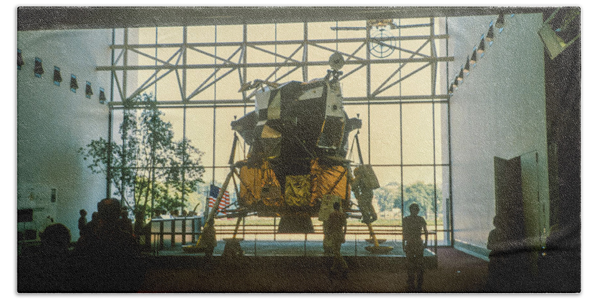 Apollo Beach Towel featuring the photograph Apollo Lunar Module by Gordon James