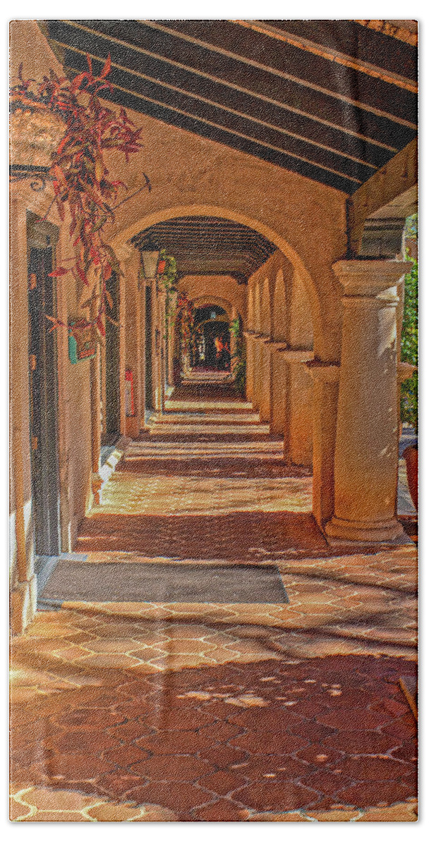 Tlaquepaque Beach Towel featuring the photograph Arches by Al Judge