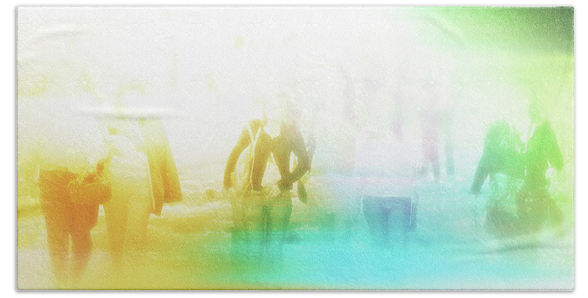 Bright Beach Towel featuring the digital art Art - Final Destination by Matthias Zegveld