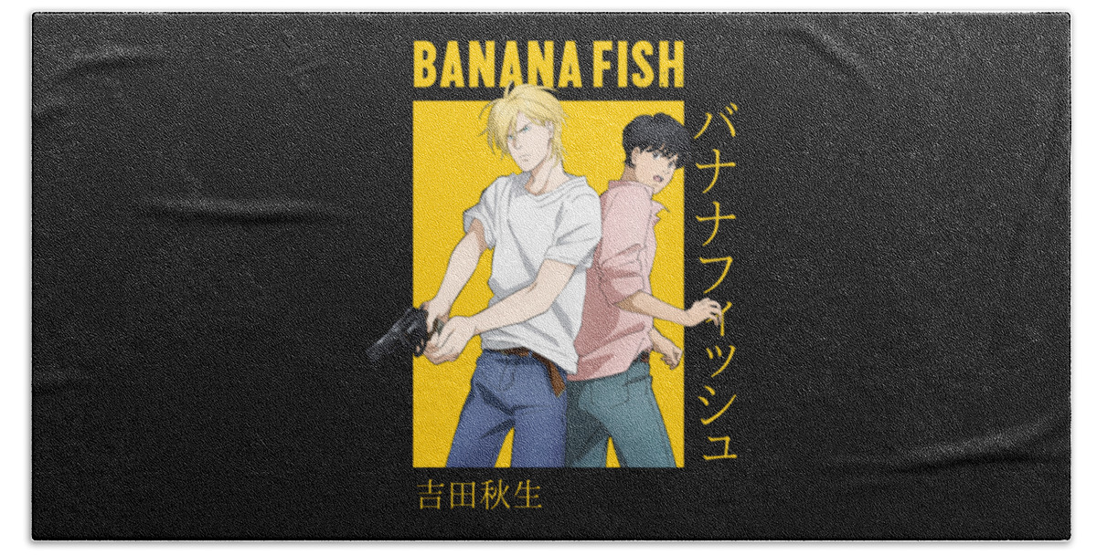 Banana Fish Ash Lynx Eiji Okumura Card Anime Beach Towel by Cathryn Toy -  Fine Art America