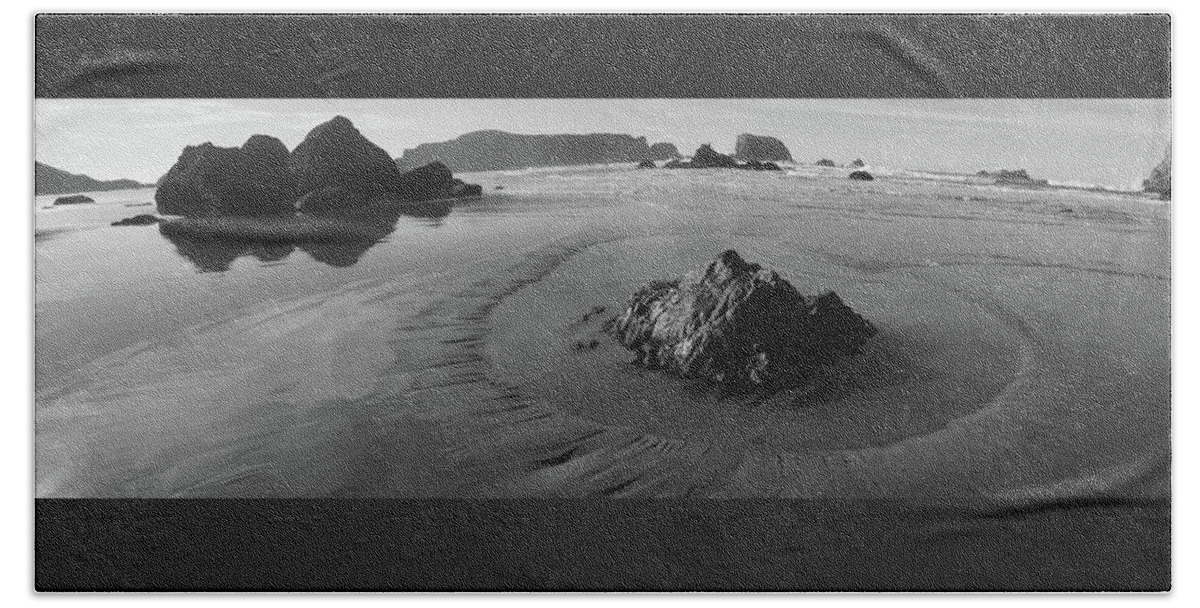Beached On A Planet Beach Sheet featuring the photograph Beached on a Planet by Adria Trail