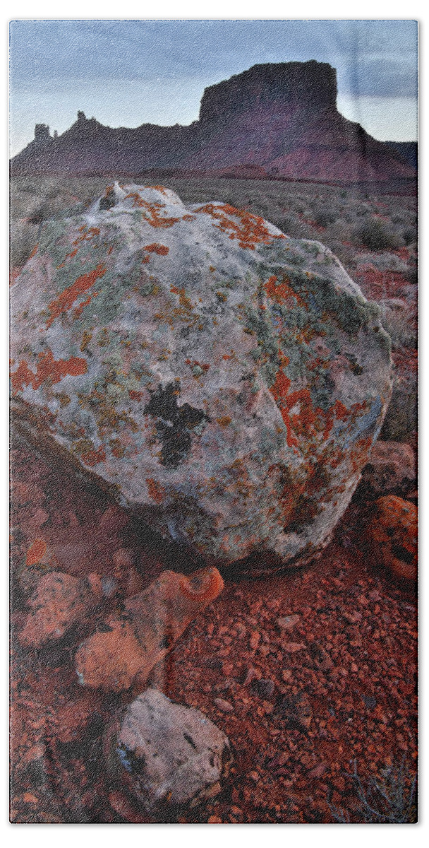 Utah Beach Towel featuring the photograph Beautiful Boulders in Castle Valley by Ray Mathis