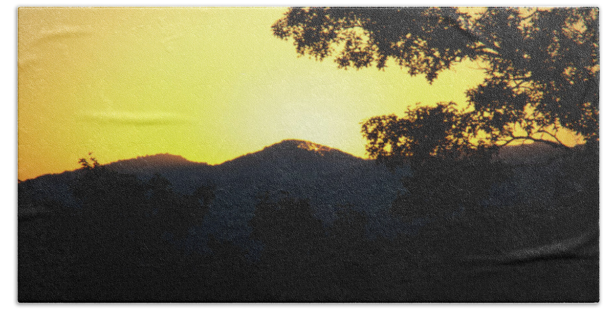 Sunset Beach Towel featuring the photograph Beautiful Sunset by Demetrai Johnson