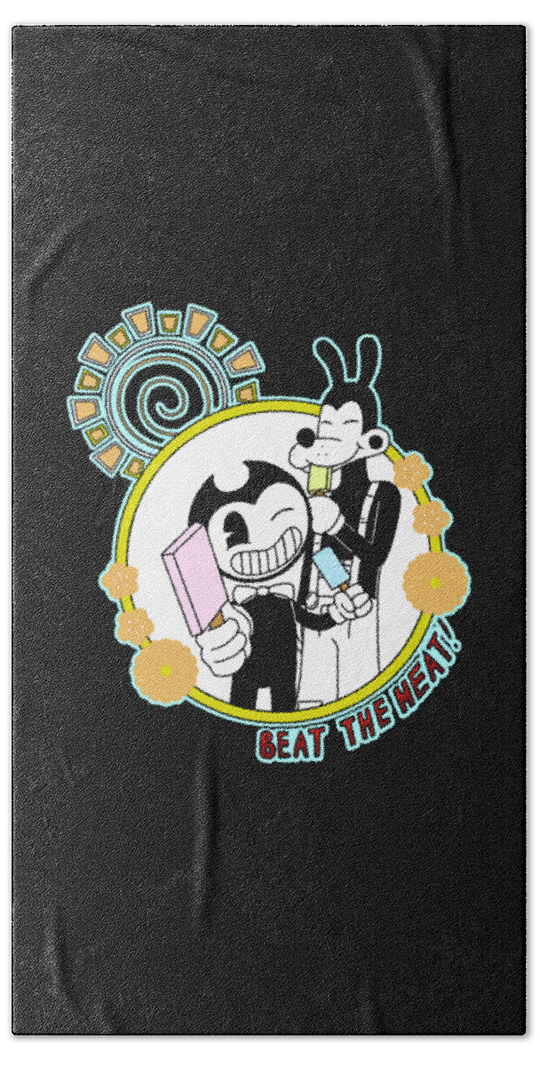 Bendy And The Ink Machine Art Theft Is A Terrible Sin Bath Towel by Tata  Alfina - Pixels, bendy and the ink machine 