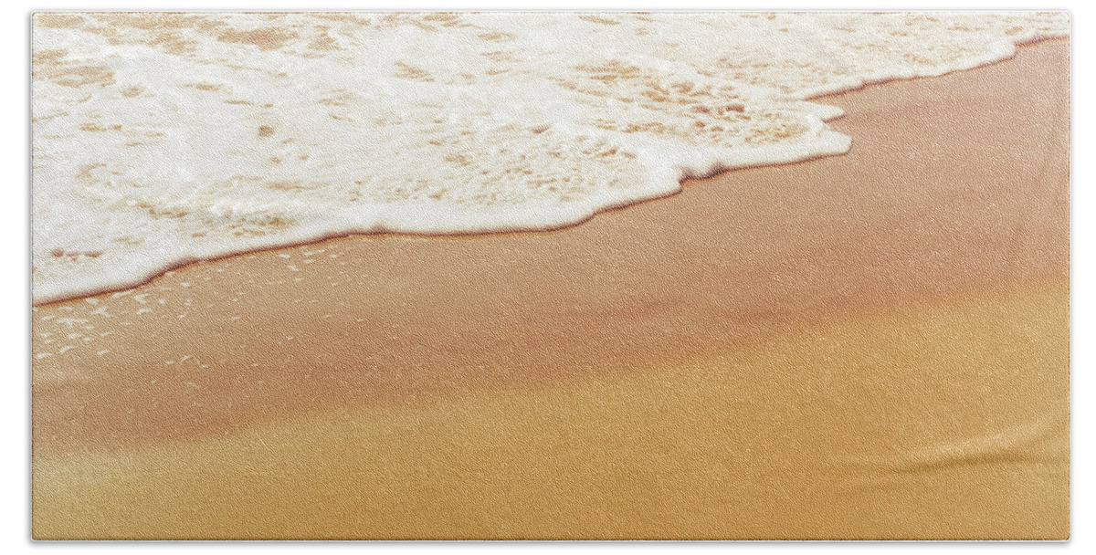 Beach Beach Sheet featuring the photograph Beside The Sea by Tanya C Smith