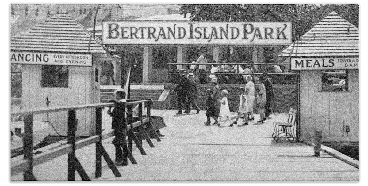 Amusement Beach Towel featuring the photograph Bertrand Island Park by Mark Miller