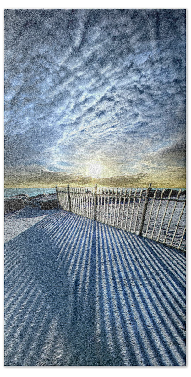 Sun Beach Towel featuring the photograph Beyond the Reach by Phil Koch