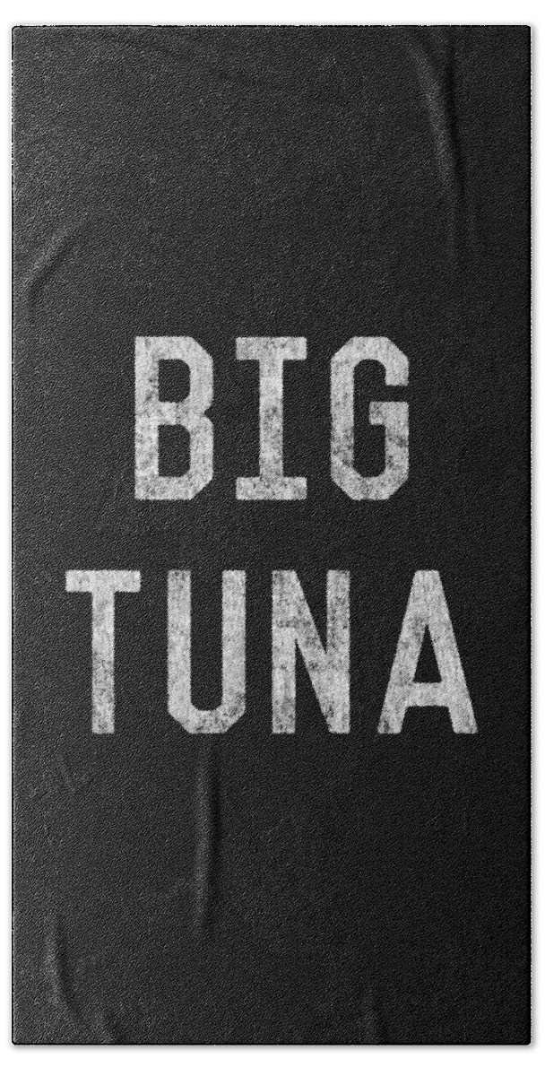 Cool Beach Towel featuring the digital art Big Tuna Vintage by Flippin Sweet Gear