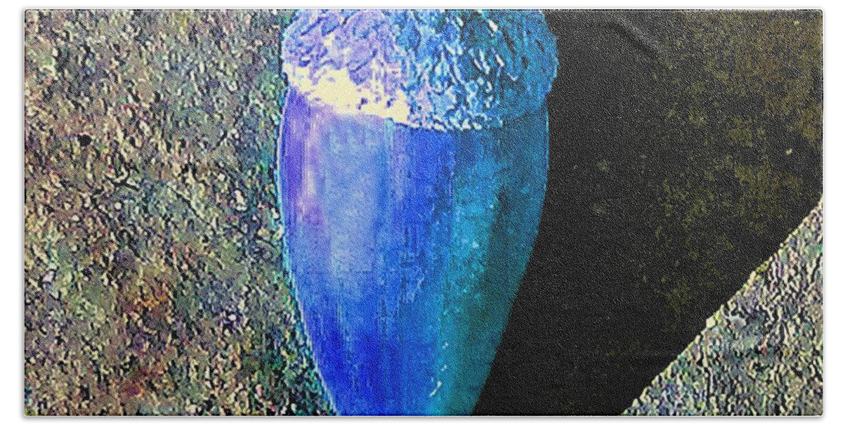 Blue Beach Towel featuring the photograph Blue Acorn by Andrew Lawrence
