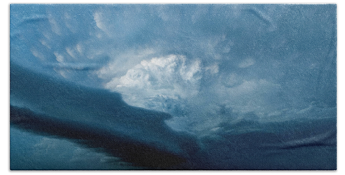 Supercell Beach Towel featuring the photograph Blue Hour Beauty by Marcus Hustedde