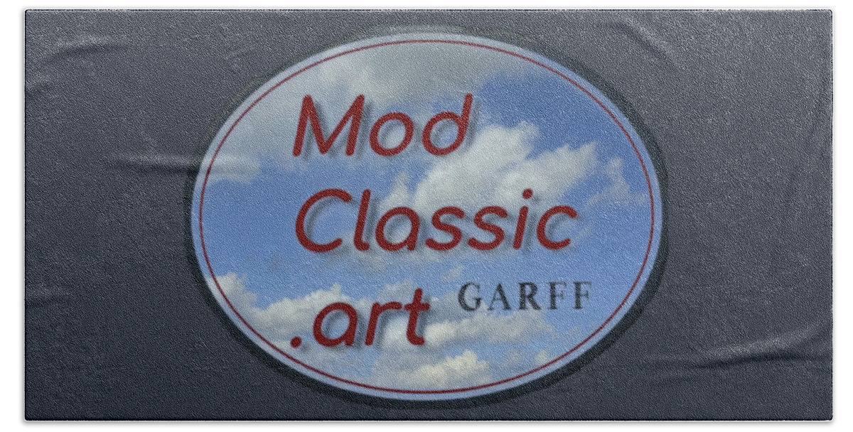 Guitars Beach Towel featuring the painting Blue Sky ModClassic Art by Enrico Garff