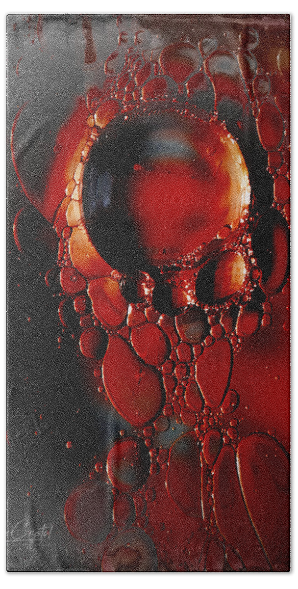 Bubbles Beach Towel featuring the photograph Boiling Bubbles by Rene Crystal