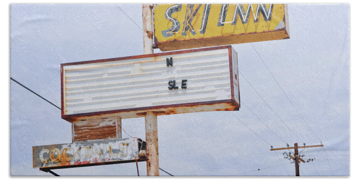Salton Sea Beach Sheet featuring the photograph Bombay Beach Abandoned Ski Inn by Kyle Hanson