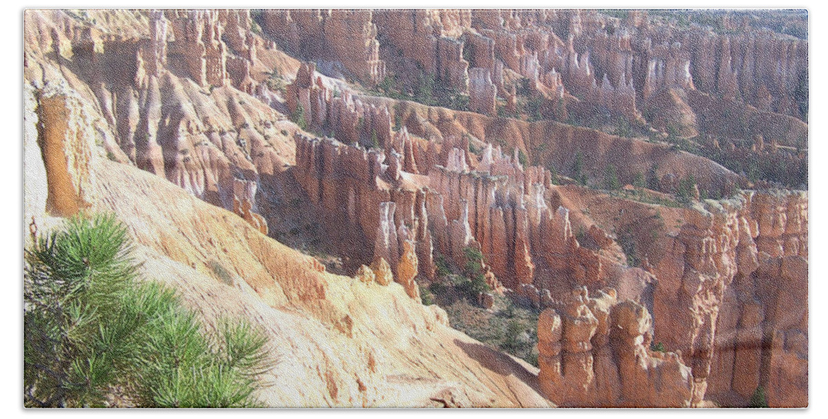 Bryce Canyon Beach Towel featuring the photograph Bryce Canyon by Constance DRESCHER