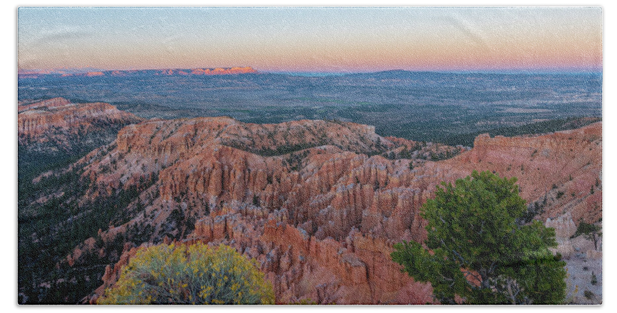 Canyon Beach Towel featuring the photograph Bryce Canyon Sunset by Erin K Images