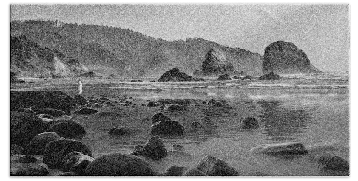 Canon Beach Beach Towel featuring the photograph Canon Beach, Oregon by Jim Signorelli