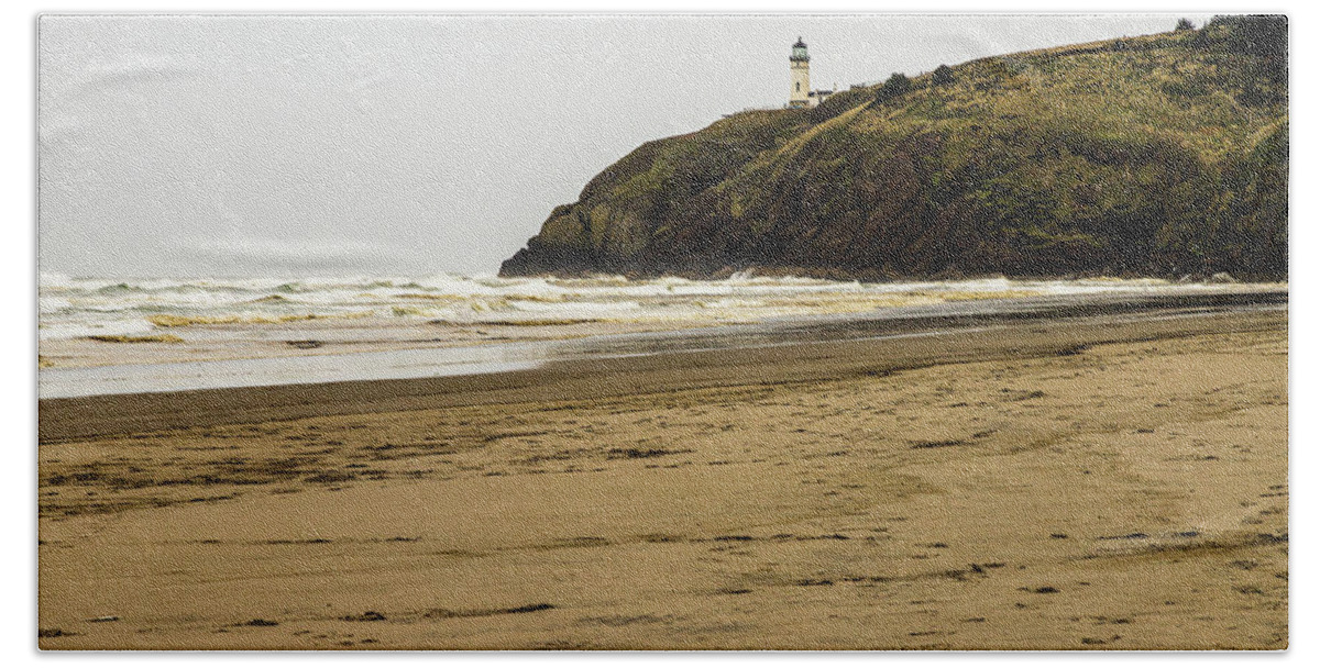 Landscapes Beach Towel featuring the photograph Cape Disappointment by Claude Dalley