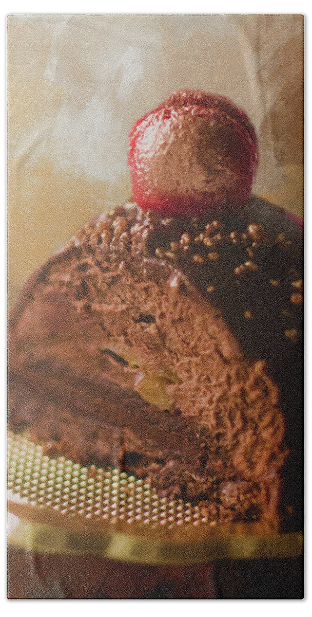 Chocolate Truffle Beach Towel featuring the photograph Chocolate Truffle by Elisabeth Lucas