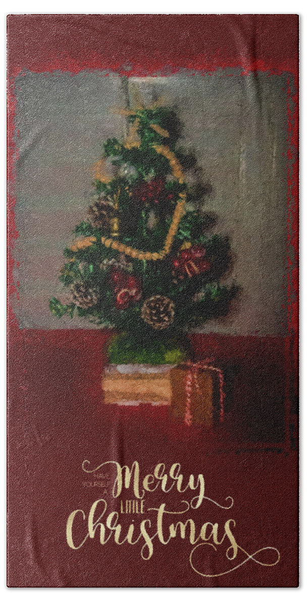 Holiday Beach Towel featuring the photograph Christmas Card 0884 by Cathy Kovarik