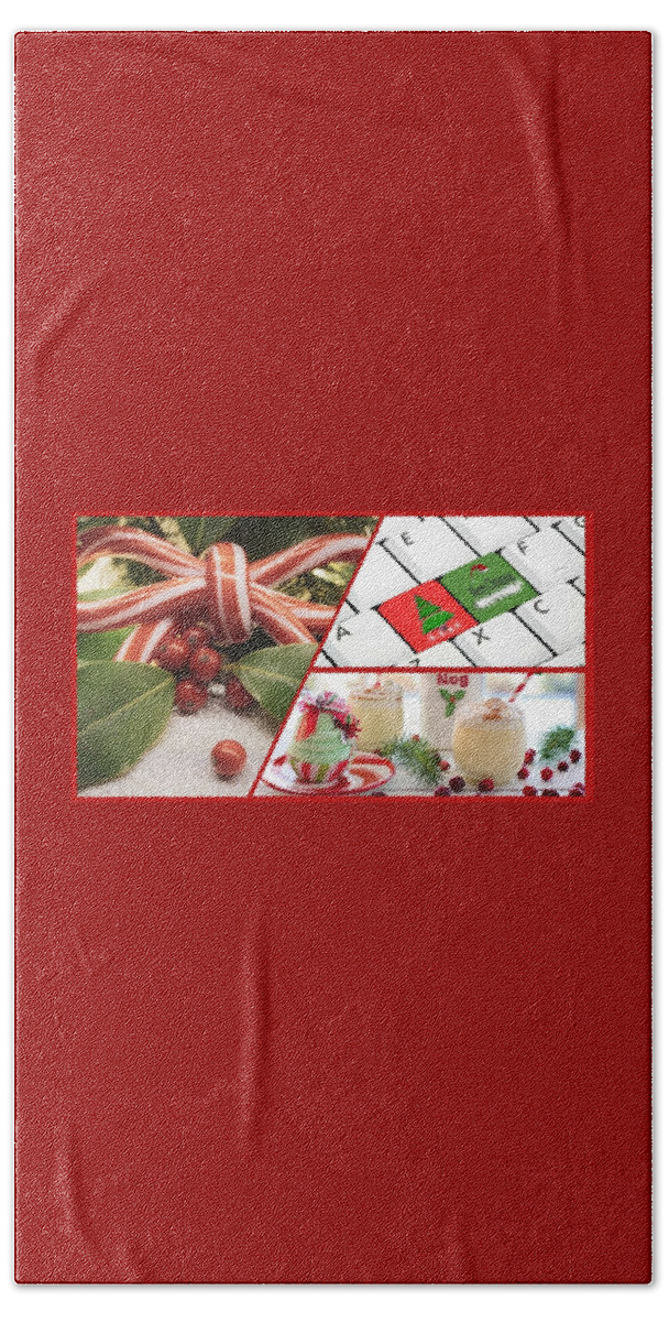 Merry Christmas Beach Towel featuring the photograph Christmas Sweets by Nancy Ayanna Wyatt