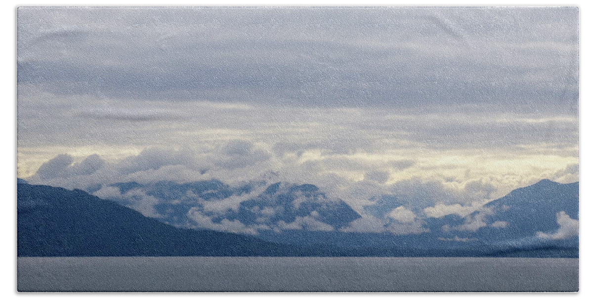 Alaska Beach Towel featuring the photograph Cloud Feasts by Ed Williams