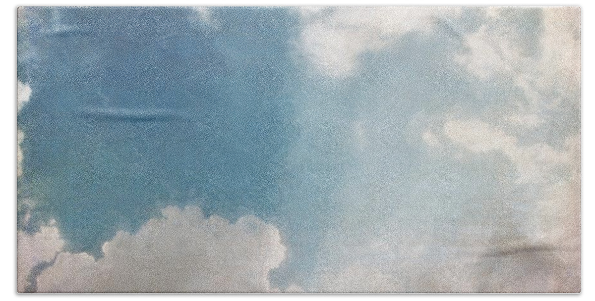 Clouds Beach Towel featuring the photograph Cloud Shine by Diane Chandler