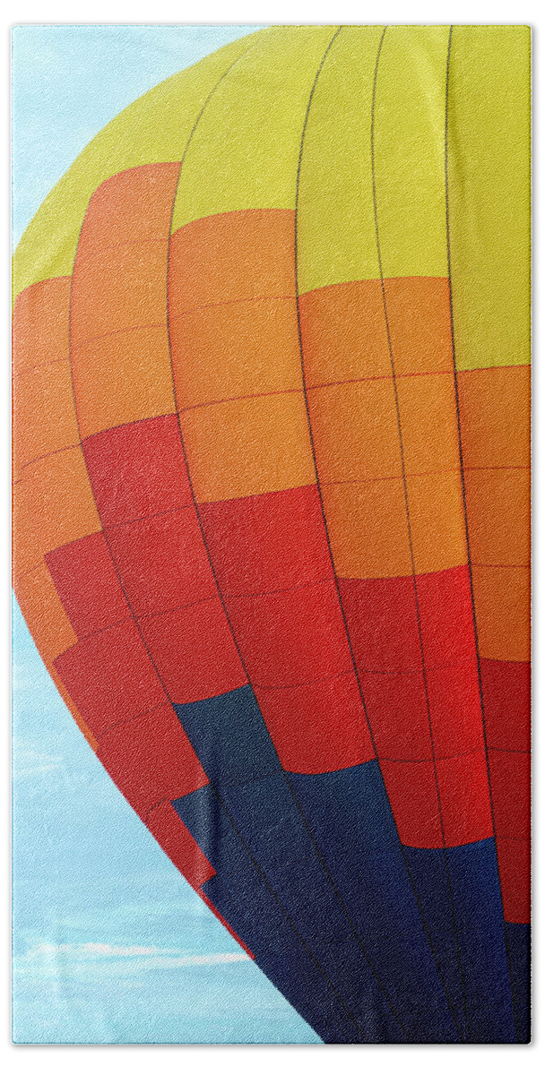 New Jersey Beach Sheet featuring the photograph Colorful Balloon Ready to Launch by Kristia Adams
