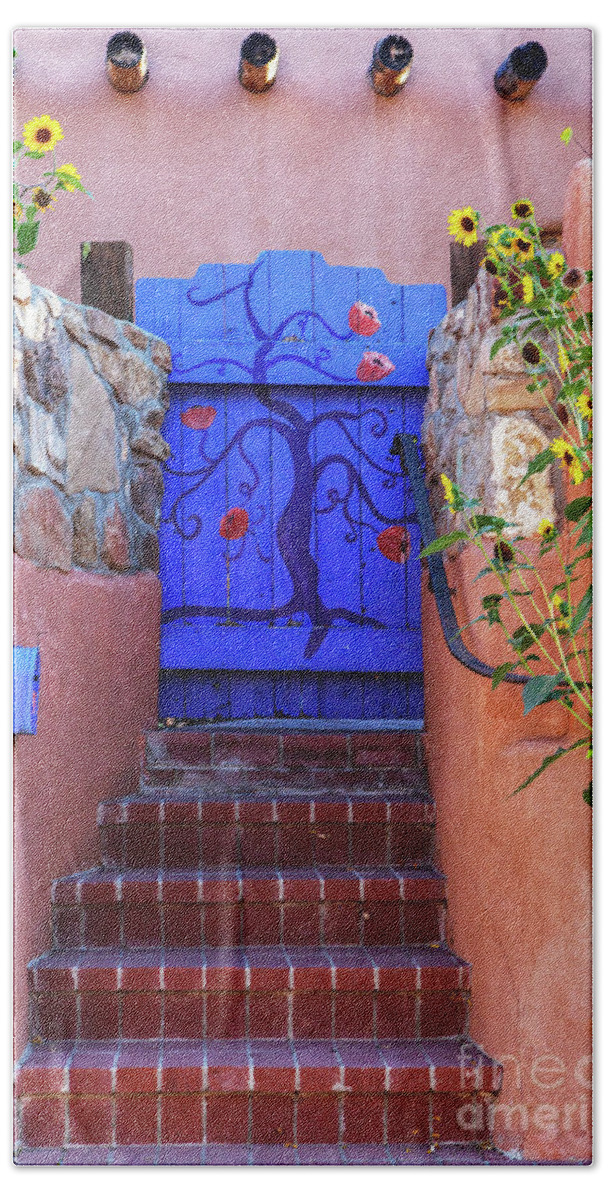 Cultures Beach Sheet featuring the photograph Colorful Entryway by Roselynne Broussard