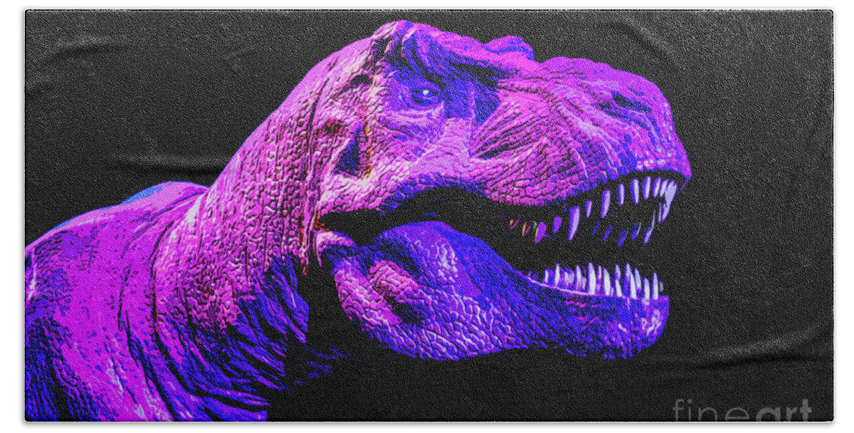 Dino Dinosaur Color Pattern Cute All Over Beach Towel 