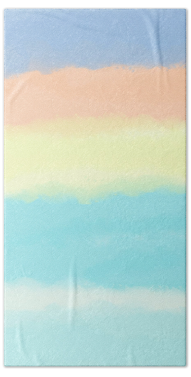 Colour Beach Towel featuring the digital art Colour play by Faa shie