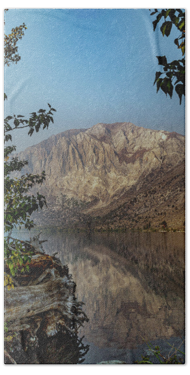 Convict Lake Beach Towel featuring the photograph Convict Lake 3 by Cindy Robinson