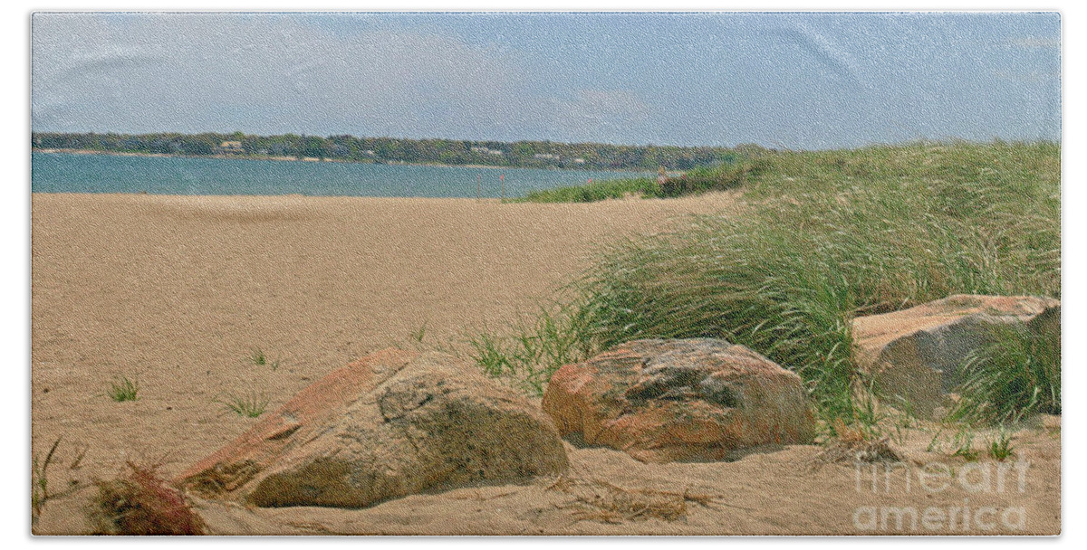 Nature Beach Towel featuring the photograph Craigville Beach by Sharon Mayhak