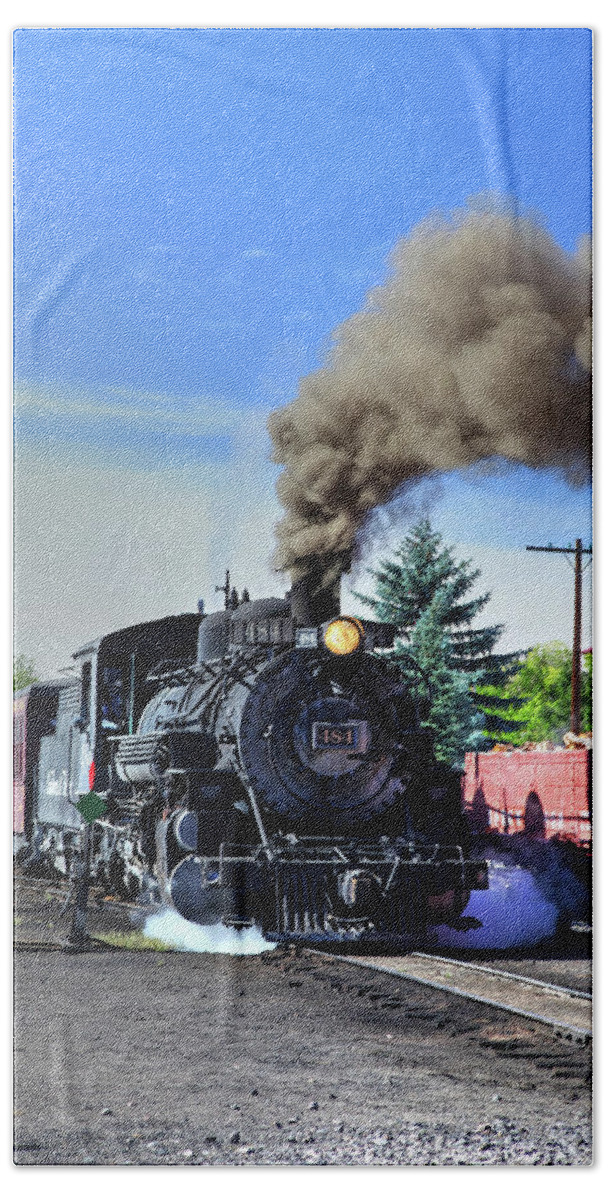 Fine Art Beach Towel featuring the photograph Cumbres and Toltec Railroad by Robert Harris